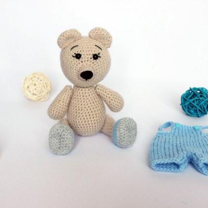 Teddy Bear Doll, Bear For Children, Handmade Teddy..