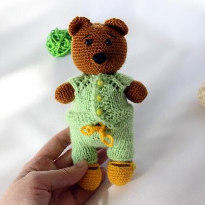 Amigurumi Bear Teddy Doll, Handmade Teddy Bear For..