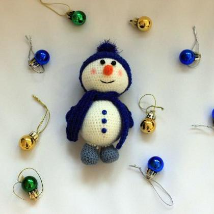 Amigurumi Snowmen Crochet Toy, Winter Snowman,..