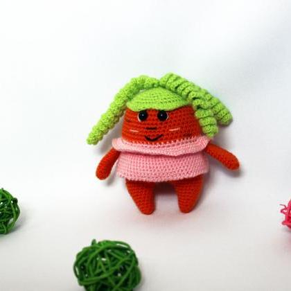Crochet Toy Carrot, Soft Toy, Toy Gift, Knitted..