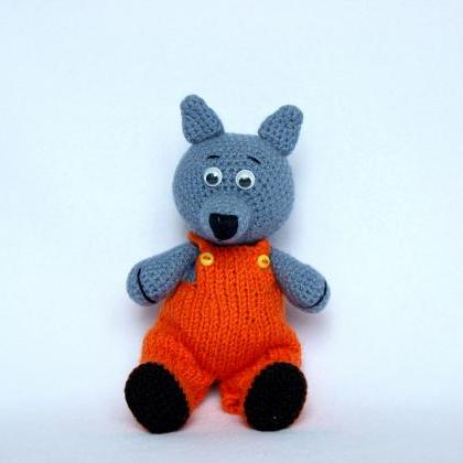 Crochet Wolf Toy Amigurumi Pattern