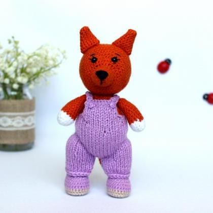 Crochet Pattern Fox Toy Amigurumi
