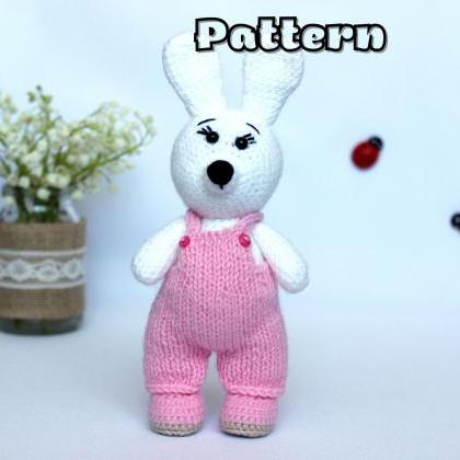 Crochet Toy Pattern Bunny Stuffed Animal Pattern