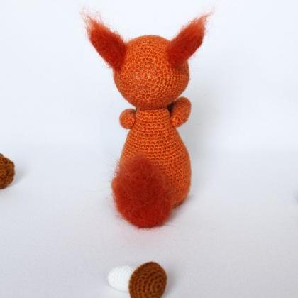 Crochet pattern squirrel toy, squir..